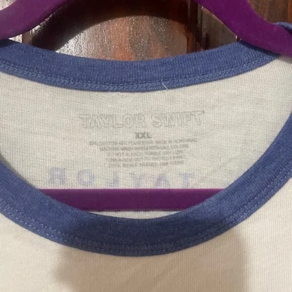 Taylor Swift You Need To Calm Down” Ringer Tee XXL - Picture 2 of 4